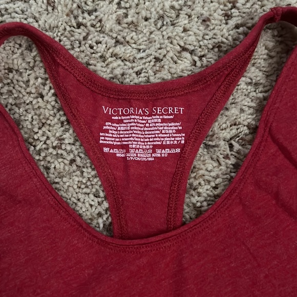 BNWOT Victoria’s Secret super soft heather red “Angel” nightshirt dress - size S - Picture 3 of 4